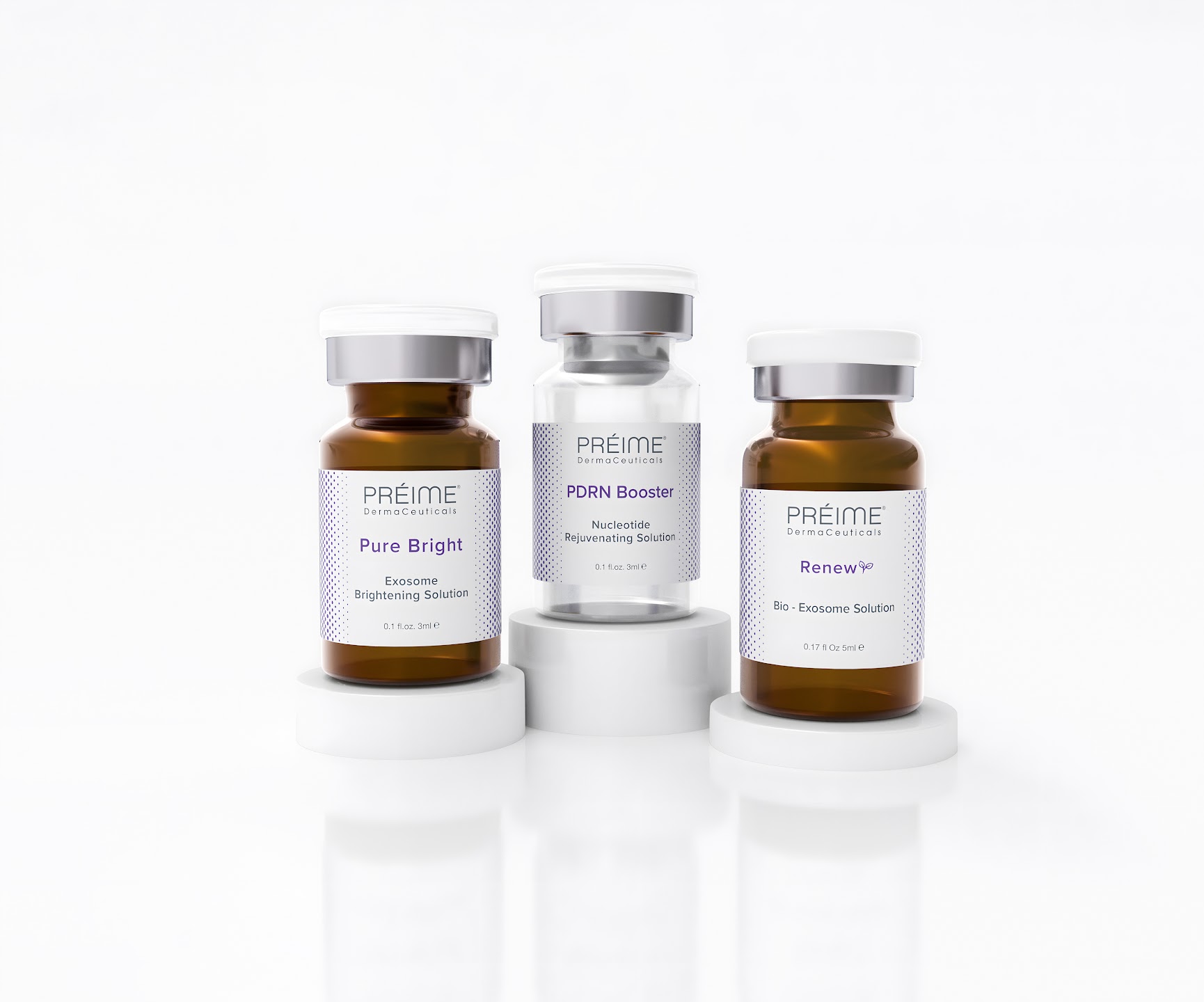 Préime DermaCeuticals skincare vials